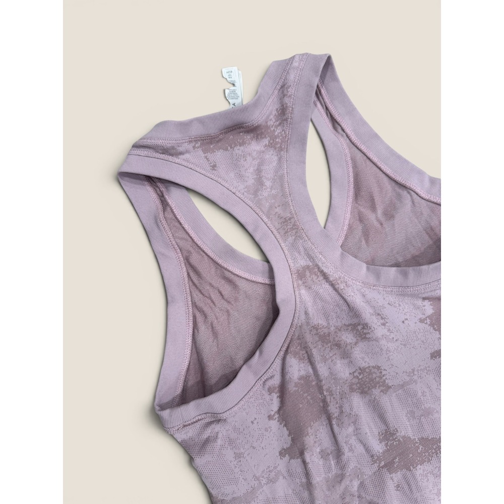 Athleta Momentum Camo Tank Top Purple Lavender Racerback Seamless XS - Picture 6 of 6